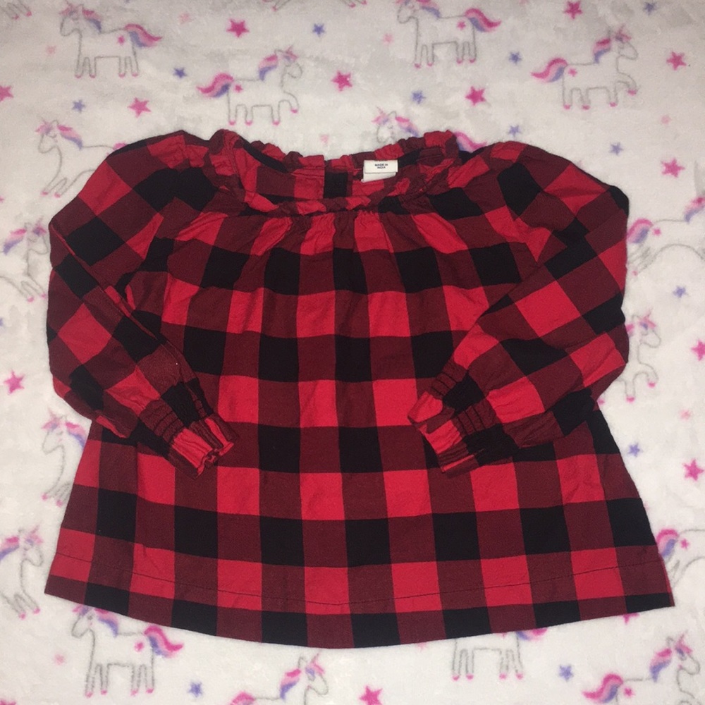 Baby Gap Buffalo Plaid Top
